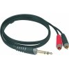 Klotz AY3-0100 kabel 1m 2x chinch - jack stereo